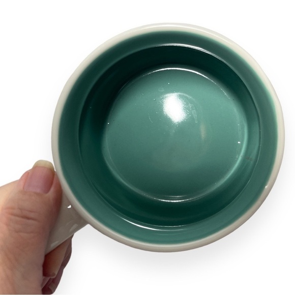 Leopard Stoneware Coffee Mug Sheffield Home 18‎ oz Green Aquamarine New - Picture 5 of 6